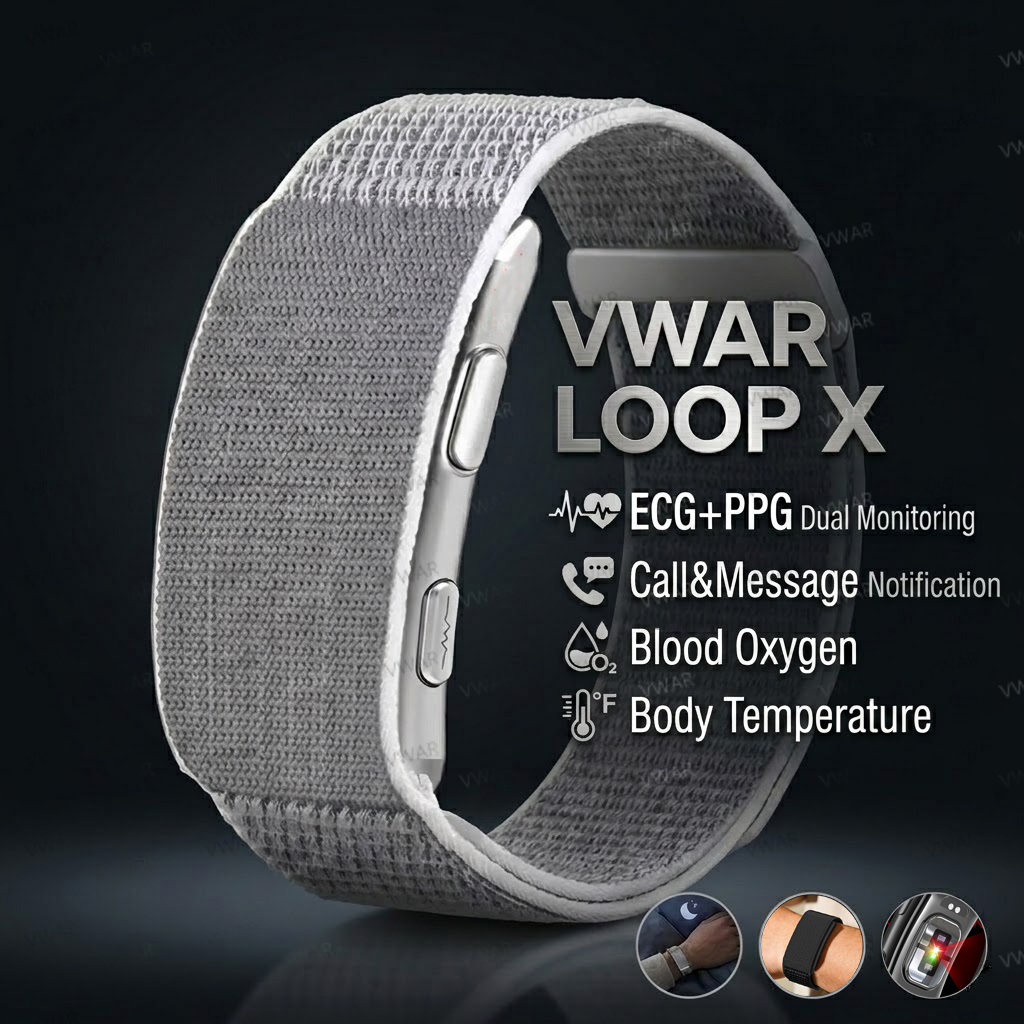 VWAR Loop X ECG Smart Bracelet - Xbody Health & Wellness Wayne Nj recension och pris