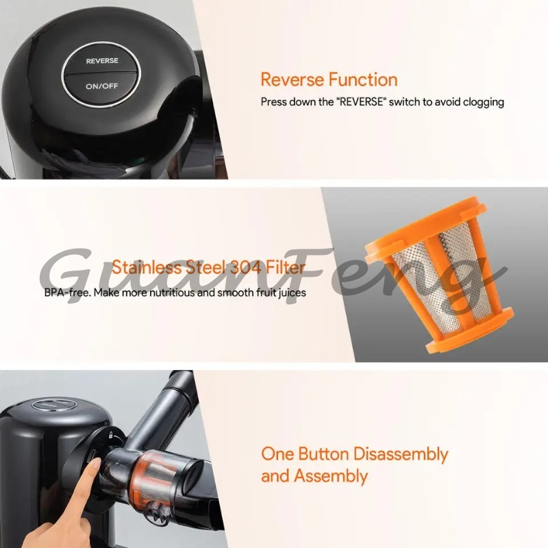 Cold Press Slow Juicer Electri - Cold Press Juicer recension och pris