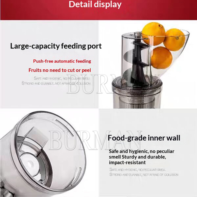 500W Commercial High Productiv - Cold Press Juicer recension och pris