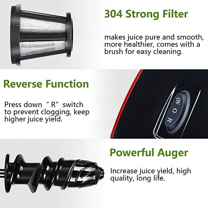 High Quality Design Factory Wh - Cold Press Juicer recension och pris