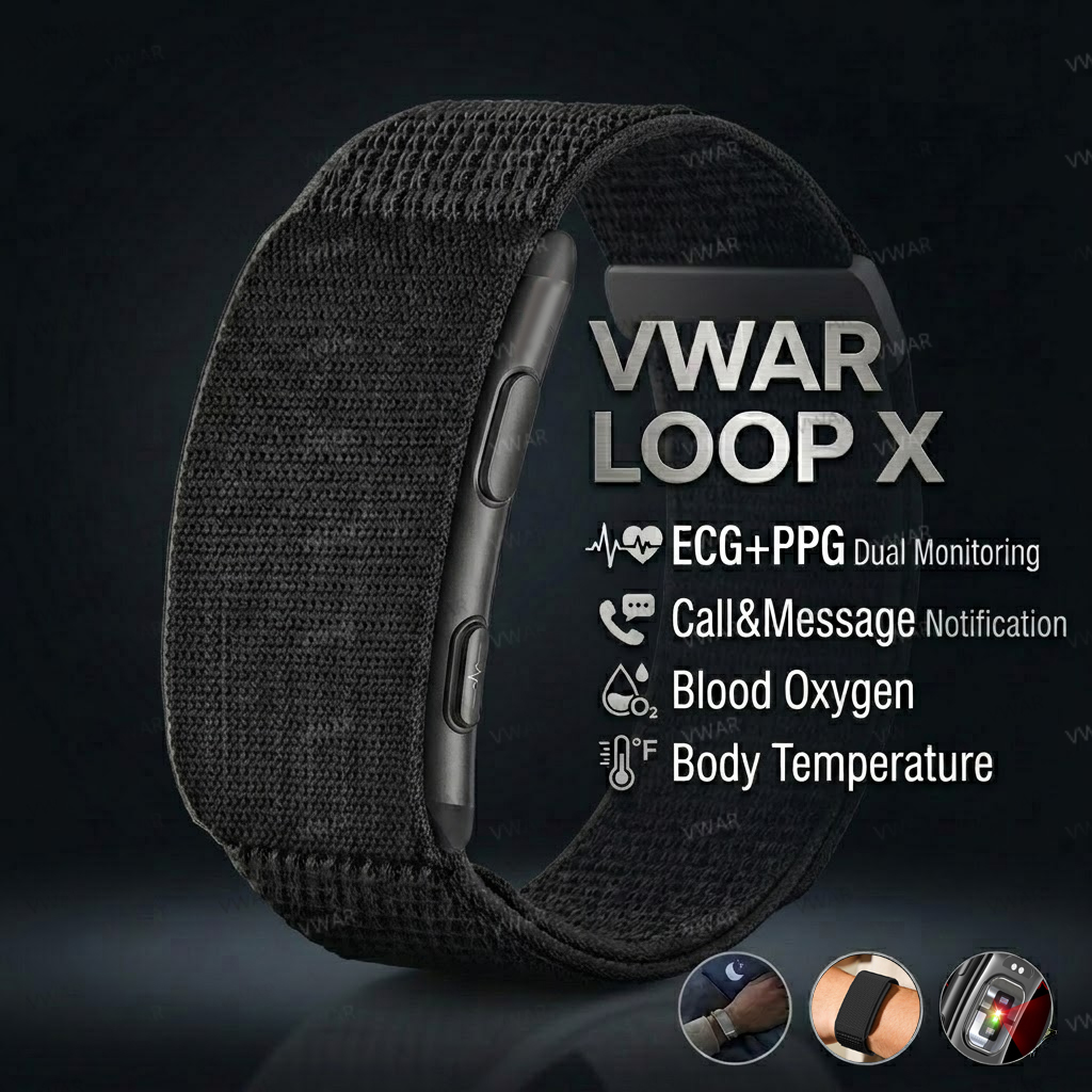 VWAR LOOP X ECG Smart Bracelet - Xbody Health & Wellness Wayne Nj recension och pris
